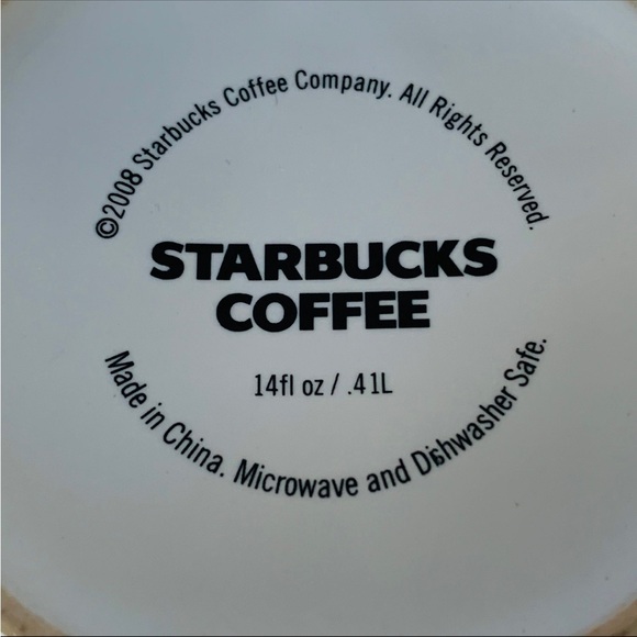 Starbucks 2008 Tall Skinny Latte Mug with the green mermaid logo - Picture 8 of 8